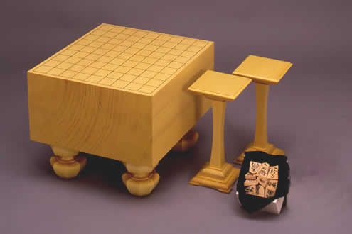 将棋盤新榧6寸+将棋駒中彫セット 将棋盤新榧6寸+将棋駒中彫セット